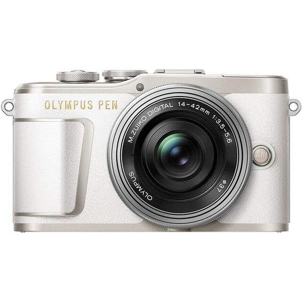 【中古】 オリンパス OLYMPUS E-PL9 水晶体一揃いの道具 白いこと  当店言いはなつ30昼日なか 一般受け 鏡鑑受け答え 一眼二眼レフ 取り替えっこ水晶体 写真器