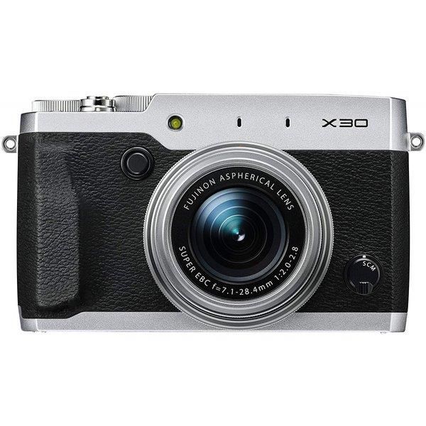 【中古】 フジフィルム FUJIFILM X30 シルバー FX-X30 S 当店保証30日間 人気 ミラーレス 一眼レフ 交換レンズ カメラ