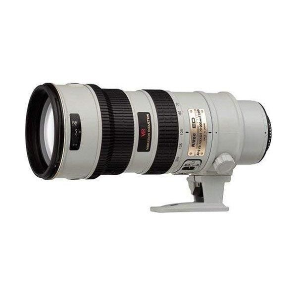 【中古】 ニコン Nikon AF-S VR Zoom Nikkor ED 70-200mm F2.8G IF ライトグレー 当店保証30日間 人気 ミラーレス 一眼レフ 交換レンズ カメラ|カメラFanks-PROShop 店