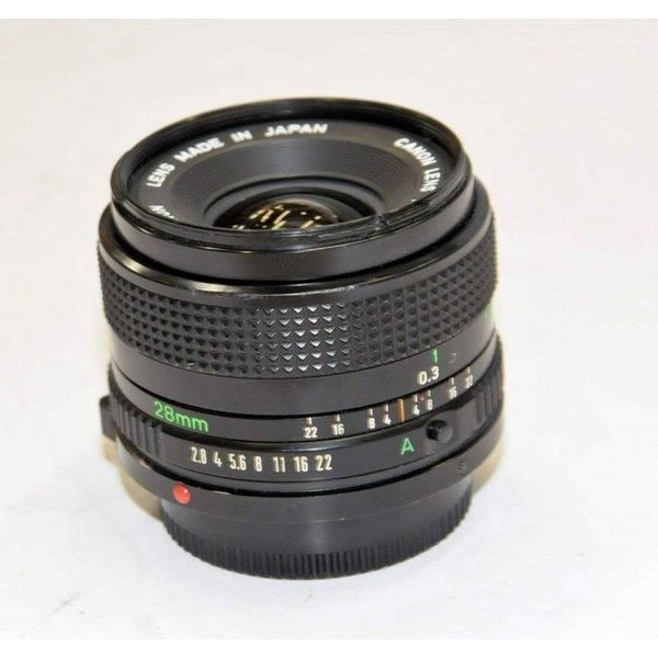 【中古】 キヤノン Canon MFレンズ NewFD 28mm F2.8 当店保証30日間 人気 ミラーレス 一眼レフ 交換レンズ カメラ