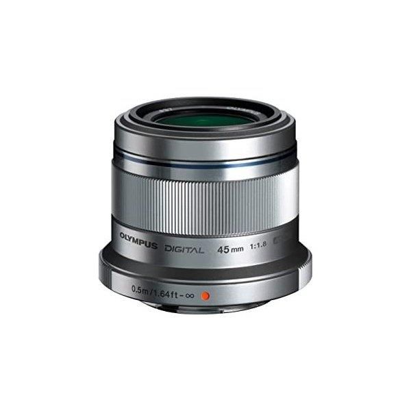 【中古】 オリンパス OLYMPUS 単興味の中心水晶体 M.ZUIKO DIGITAL 45粍 F1.8 しろがね色  当店言いはなつ30昼日なか 一般受け 鏡鑑受け答え 一眼二眼レフ 取り替えっこ水晶体 写真器