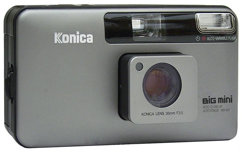 【中古】 Konica コニカ BiG mini BM-201 ブラック 当店保証30日間 人気 ミラーレス 一眼レフ 交換レンズ カメラ