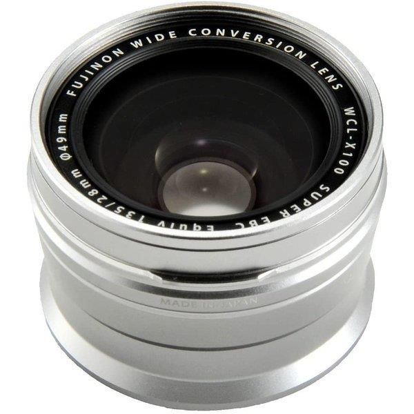 【中古】 フジフィルム FUJIFILM ワイドコンバージョンレンズ X100専用 シルバー F WCL-X100S 当店保証30日間 人気 ミラーレス 一眼レフ 交換レンズ カメラ