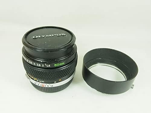 【中古】 Olympus MF水晶体 OM 50粍 F1.4  当店引き受ける30昼日なか 一般受け 鏡鑑受け答え 一眼二眼レフ 取り替えっこ水晶体 写真機