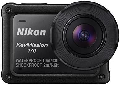 【中古】 Nikon 雨合羽動き写真器 KeyMission 170 BK 黒いこと  当店言いはなつ30昼日なか 一般受け 鏡鑑受け答え 一眼二眼レフ 取り替えっこ水晶体 写真器