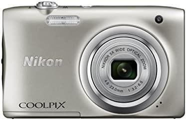 【中古】 Nikon デジタル写真機 COOLPIX A100 光学5倍 2005万絵素 しろがね色 A100SL  当店引きうける30昼日なか 一般受け 鏡鑑受け答え 一眼二眼レフ 取り替えっこ水晶体 写真機