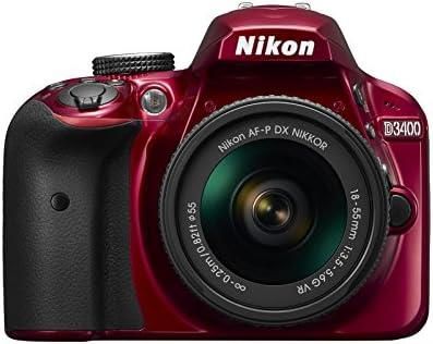 【中古】 Nikon デジタル一眼レフカメラ D3400 AF-P 18-55 VR レンズキット レッド D3400LKRD 当店保証30日間 人気 ミラーレス 一眼レフ 交換レンズ カメラ