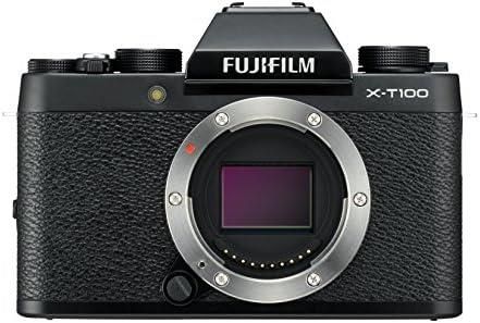 【中古】 FUJIFILM ミラーレス一眼 カメラ X-T100ブラック X-T100-B  当店保証30日間 人気 ミラーレス 一眼レフ 交換レンズ カメラ