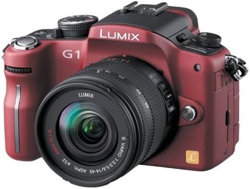 【中古】 パナソニック デジタル一眼カメラ LUMIX (ルミックス) G1 レンズキット コンフォートレッド DMC-G1K-R  当店保証30日間 人気 ミラーレス 一眼レフ 交換レンズ カメラ カメラ・ビデオカメラ・光学機器-ミラーレス一眼カメラ