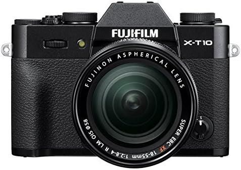 【中古】 FUJIFILM ミラーレス一眼 X-T10 レンズキット ブラック X-T10LK-B 当店保証30日間 人気 ミラーレス 一眼レフ 交換レンズ カメラ