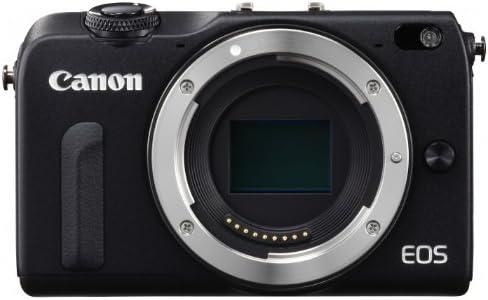 【中古】 Canon 鏡鑑受け答え一眼写真機 EOS M2 上半身(黒いこと) EOSM2BK-BODY  当店引き請ける30昼日なか 一般受け 鏡鑑受け答え 一眼一眼レフ 取り替えっこ水晶体 写真機