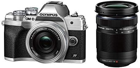 【中古】 OLYMPUS ミラーレス一眼カメラ OM-D E-M10 MarkIV EZダブルズームキット シルバー 当店保証30日間 人気 ミラーレス 一眼レフ 交換レンズ カメラ｜カメラFanks-PROShop 店