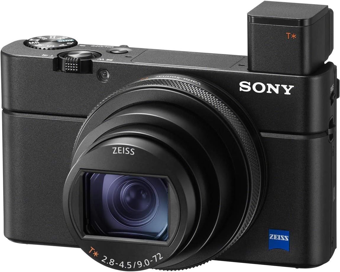 【中古】 ソニー コンパクトデジタルカメラ Cyber-shot RX100VII ボディ ブラック 1.0型積層型CMOSセンサー 光学ズーム8倍(24-200mm) 180度チルト可動式液晶モニター 4K動画記録 DSC-RX100M7 当店保証3