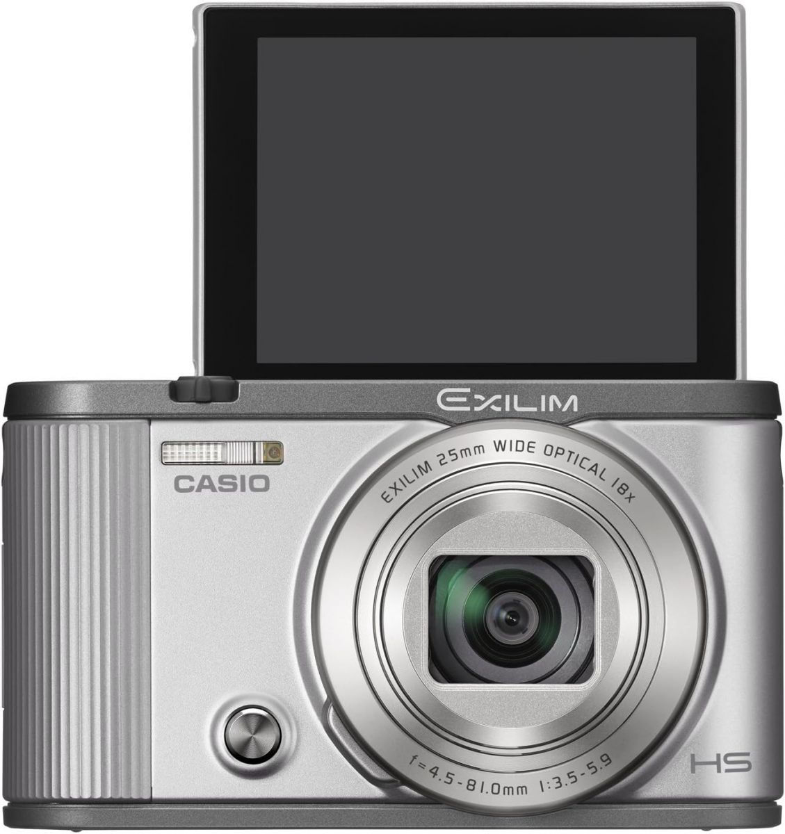 【中古】 CASIO デジタル写真機 EXILIM EX-ZR1700SR 自分自身撮りチルト液晶 オートトランスファー役立つこと Wi-Fi/Bluetooth申し受ける しろがね色  当店引き請ける30昼日なか 一般受け 鏡鑑受け答え 一眼一眼レフ 取り替えっこ水晶体 写真機