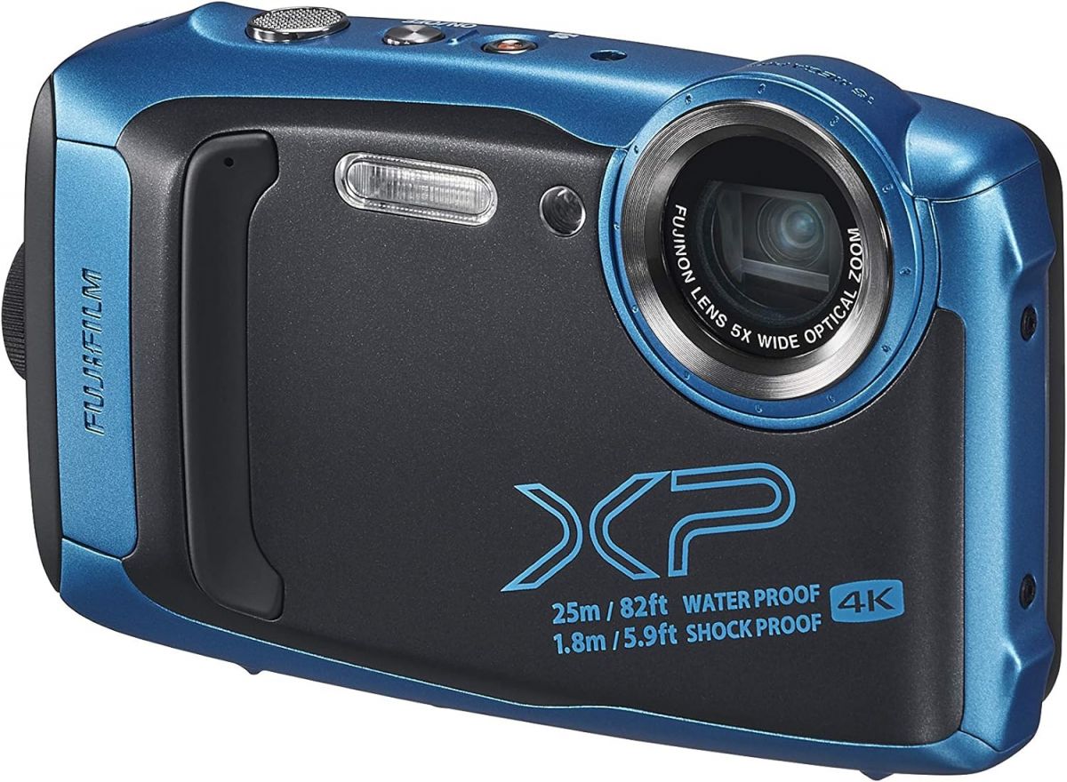 【中古】 FUJIFILM 防水カメラ XP140 スカイブルー FX-XP140SB 当店保証30日間 人気 ミラーレス 一眼レフ 交換レンズ カメラ｜カメラFanks-PROShop 店