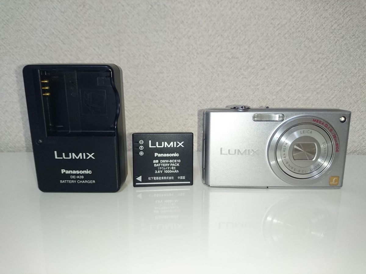【中古】 パナソニック デジタルカメラ LUMIX (ルミックス) プレシャスシルバー DMC-FX33-S 当店保証30日間 人気 ミラーレス 一眼レフ 交換レンズ カメラ