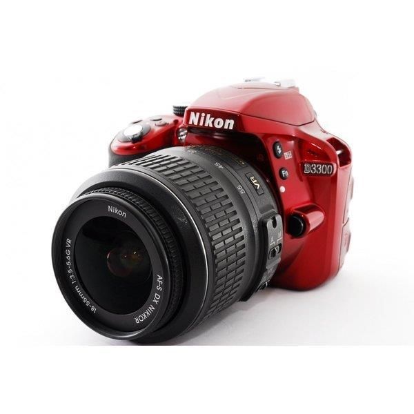 【中古】 ニコン Nikon D3300 レンズセット レッド 美品 高画質 当店保証30日間 人気 ミラーレス 一眼レフ 交換レンズ カメラ｜カメラFanks-PROShop 店 29,120円