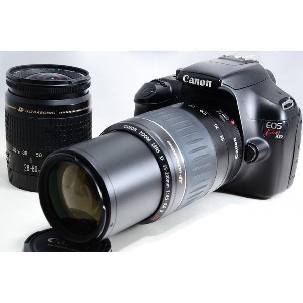 楽天市場】【中古】キヤノン Canon EOS Kiss X4 標準&超望遠ダブル