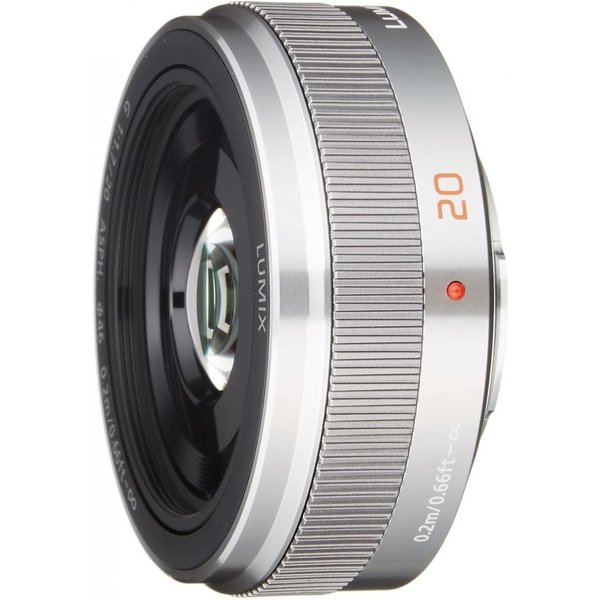 【中古】 パナソニック Panasonic 単焦点レンズ マイクロフォーサーズ用 ルミックス G 20mm/F1.7 II ASPH. シルバー H-H020A-S  当店保証30日間 人気 ミラーレス 一眼レフ 交換レンズ カメラ