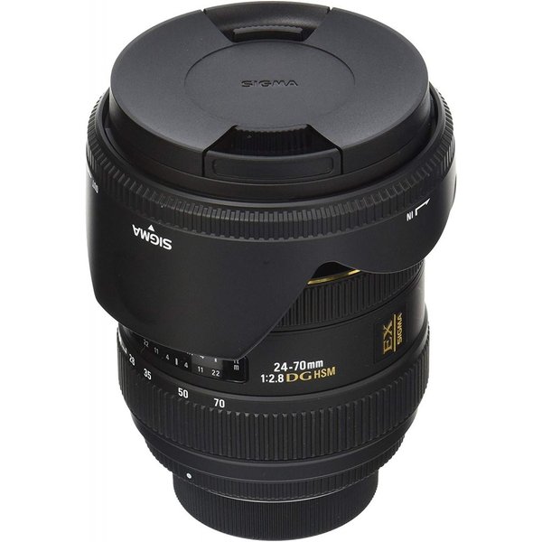 【中古】 シグマ SIGMA 標準尺度望遠レンズ 24-70粍 F2.8 IF EX DG HSM ニコン用 フルサイズ相応う 571559  当店引きうける30昼日なか 一般受け 鏡鑑受け答え 一眼二眼レフ 取り替えっこ水晶体 写真機