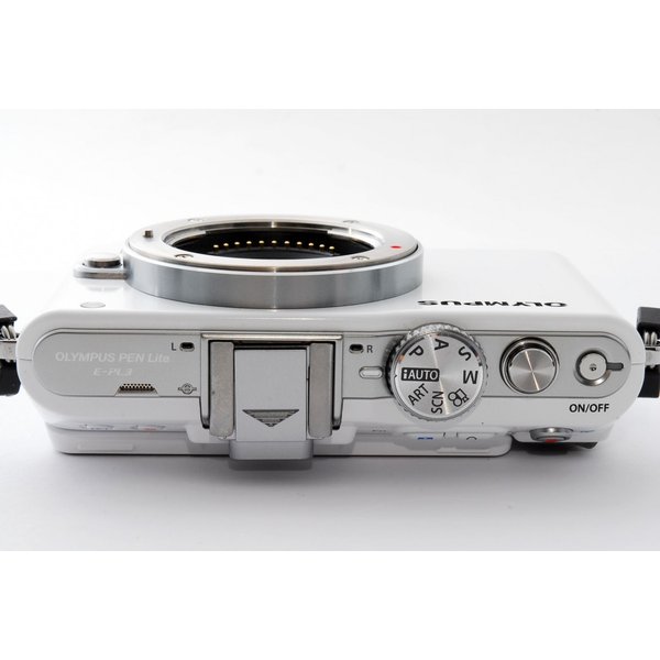 オリンパス OLYMPUS E-PL3 美品 レンズセット ホワイト SDカード付 