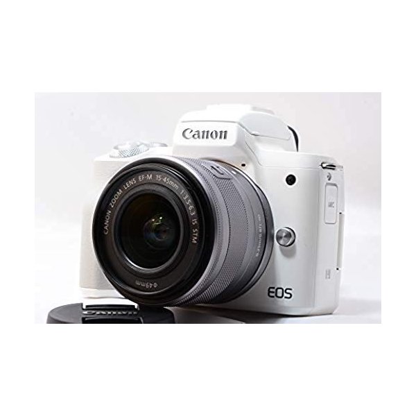 楽天市場】【中古】キヤノン Canon EOS Kiss M ホワイトレンズキット