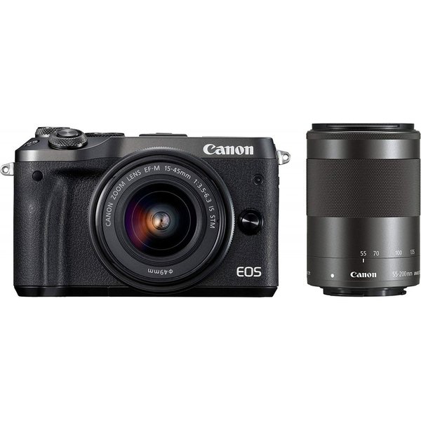 SALE／99%OFF】 キヤノン Canon EOS M6 ダブルズームキット ブラック