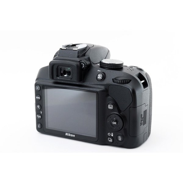 ニコン Nikon D3400 美品 標準＆望遠ダブルズームセット SDカード付き