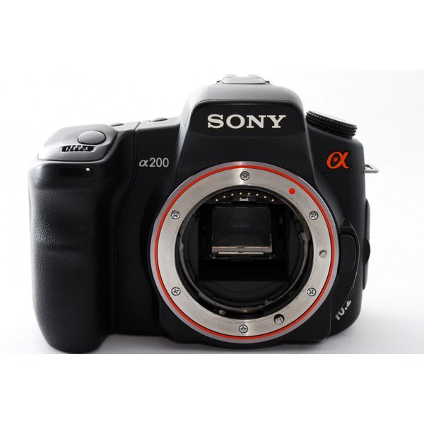 ソニー SONY α200 DSLR-A200 高倍率ズームレンズセット ストラップ付き