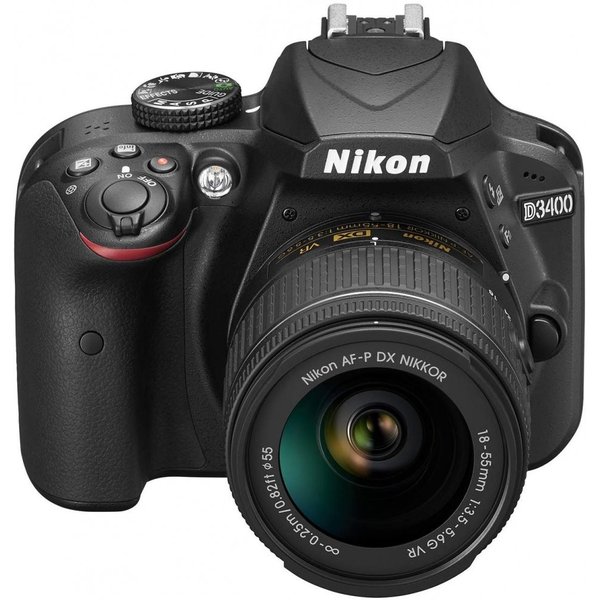 シルバーピーチ 新品未使用 Nikon D3400 AF-P 18-55 レンズセット 保証