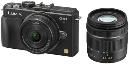 【中古】パナソニック ミラーレス一眼カメラ ルミックス GX1 ブラック ダブルズームレンズキット パンケーキレンズ/標準ズームレンズ付属 エスプリブラック DMC-GX1W-K カメラ 中古 人気 おすすめ 高画質
