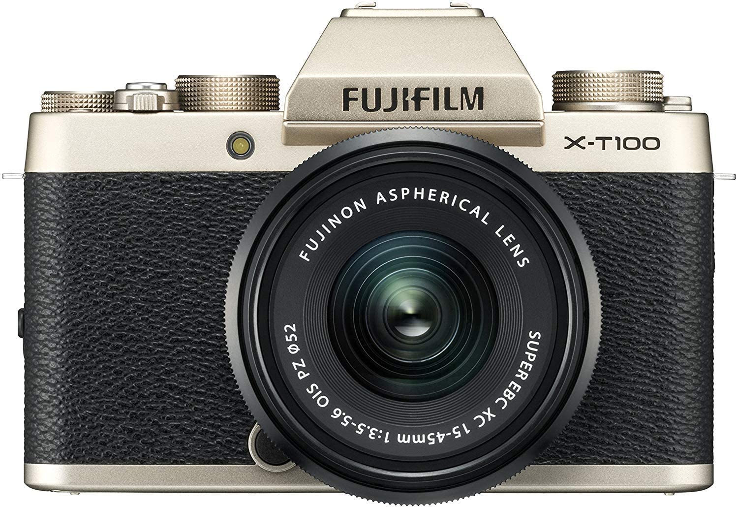 【中古】フジフィルム FUJIFILM ミラーレス一眼 X-T100シャンパンゴールド ゴールド X-T100-G カメラ 中古 人気 おすすめ 高画質