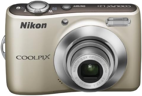 【中古】Nikon デジタル写真機 COOLPIX (クールピクス) しろがね色 L21 しろがね色 写真機 中古 一般受け おすすめ 高画質