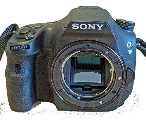 【中古】SONY 銀鏡受け答え一眼 α58 高倍率水晶体一揃いの道具 DT 18-135粍 F3.5-5.6 SAM属する SLT-A58M