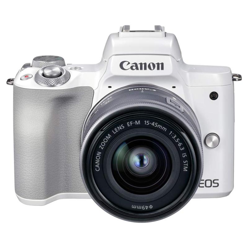 【中古】Canon ミラーレス一眼カメラ EOS Kiss ホワイト M2 標準ズームレンズキット ホワイト KISSM2WH-1545 カメラ 中古 人気 おすすめ 高画質