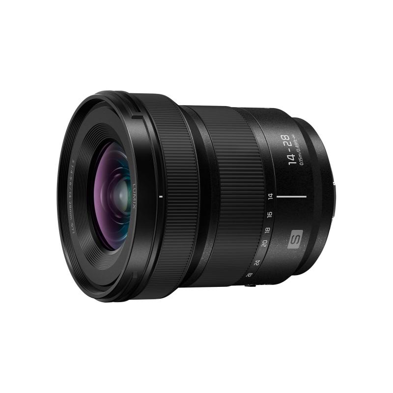 【中古】Panasonic LUMIX Sシリーズ カメラレンズ 14-28mm F4-5.6 超広角ズームレンズ マクロ機能付き S-R1428 ブラック