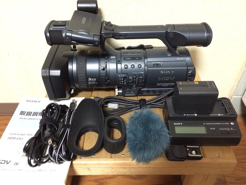 【中古】SONY HDR-FX1 デジタル固定ディスクテレビカメラリコーダー 黒いこと