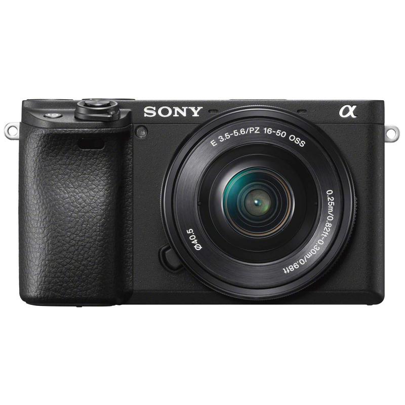 【中古】SONY(ソニー) APS-C 鏡鑑受け答え一眼写真機 α6400 パワーズームレンズキット(同梱水晶体:SELP1650) 黒いこと ILCE-6400L B