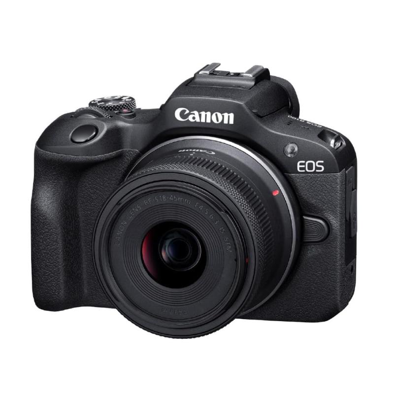 【中古】ミラーレス一眼カメラ EOS R100 標準ズームレンズキット(RF-S18-45) ブラック ブラック/APS-C/約356g EOSR100-1845ISSTMLK カメラ 一眼レフ ミラーレス レンズ 中古 人気 おすすめ 高画質