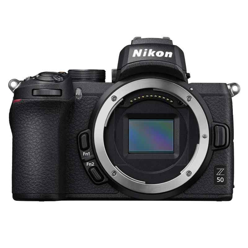【中古】Nikon 鏡鑑受け答え一眼写真機 Z50 上半身 黒いこと