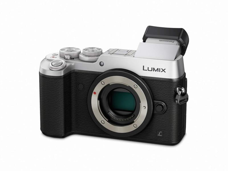 【中古】パナソニック 鏡鑑受け答え一眼写真機 ルミックス GX8 上半身 2030万絵素 しろがね色 DMC-GX8-S