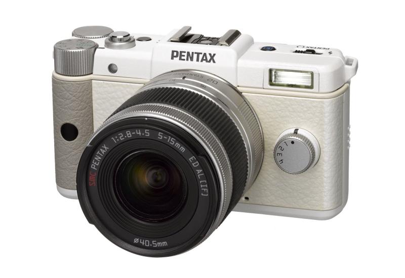 【中古】PENTAX 銀鏡受け答え一眼 Q 02望遠レンズ一揃いの道具 白いことPENTAXQ02LKWH