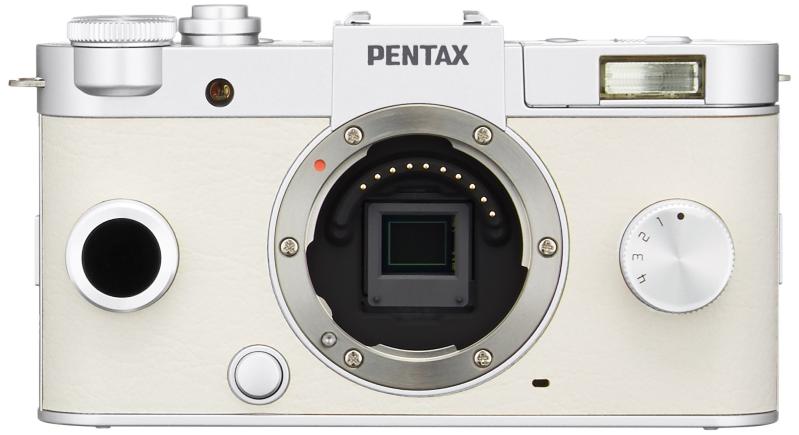 【中古】RICOH 銀鏡受け答え一眼 Q-S1 上半身 ピュアホワイト 06180
