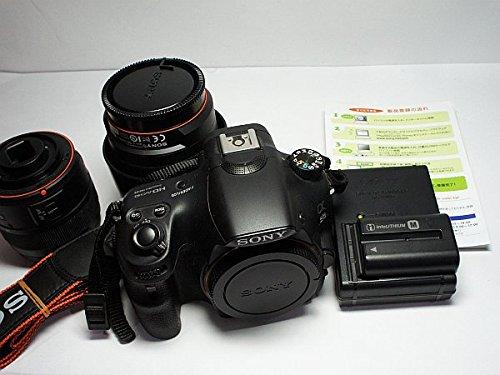 【中古】SONY 銀鏡受け答え一眼 α58 ダブルズームレンズキット DT 18-55粍 F3.5-5.6 SAM ＩＩ＋DT 55-200粍 F4-5.6 SAM属する SLT-A58Y