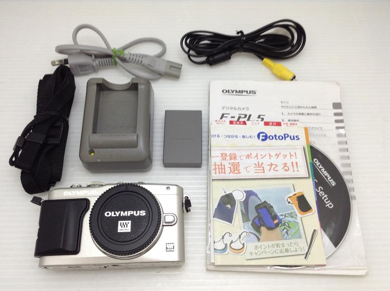 【中古】OLYMPUS ミラーレス一眼 PEN Lite シルバー E-PL5 ボディ シルバー E-PL5 BODY SLV カメラ 中古 人気 おすすめ 高画質