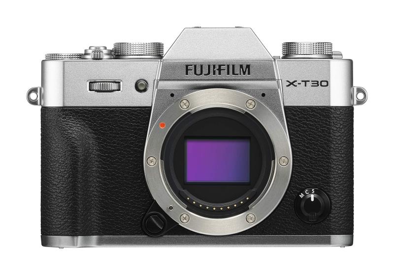 【中古】富士フイルム(FUJIFILM) 鏡鑑受け答え一眼写真機 X-T30上半身 しろがね色 X-T30-S