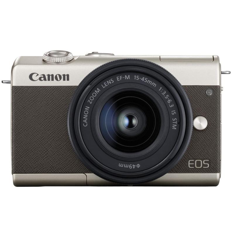 【中古】キヤノン 銀鏡レスカメラ EOS M200 リミテッドゴールドキット EOSM200LIMITEDGOLDKIT