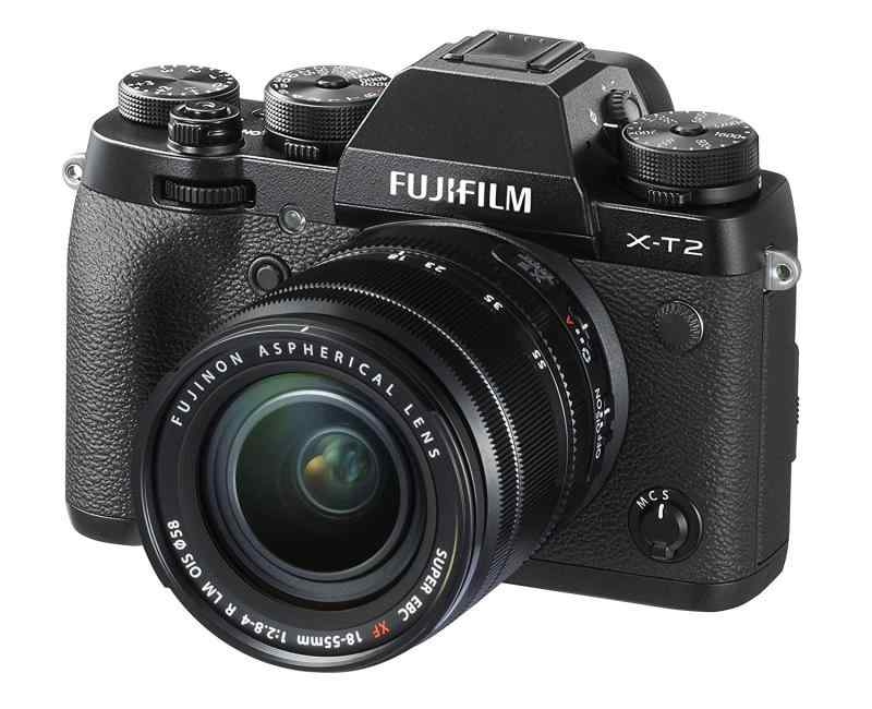 【中古】FUJIFILM 鏡鑑受け答え一眼 X-T2 水晶体一揃いの道具 X-T2LK-B