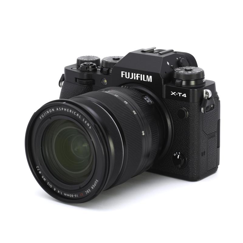 【中古】富士フイルム(FUJIFILM) 銀鏡受け答え一眼写真機 X-T4水晶体一揃いの道具 黒いこと X-T4LK-1680-B