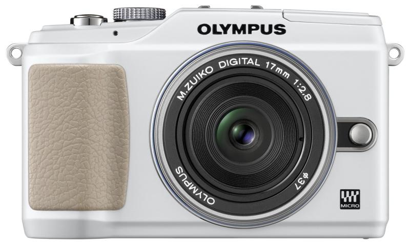 【中古】OLYMPUS 鏡鑑受け答え一眼 E-PL2 パンケーキレンズキット 白いこと E-PL2 PKIT WHT